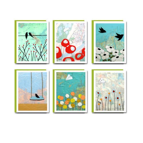 Map Card Set for wholesale by Rachel Austin