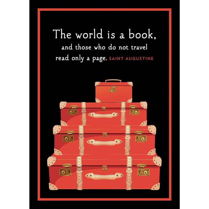 Bagage Bon Voyage Card voor wholesale door Studio Eleven Papers