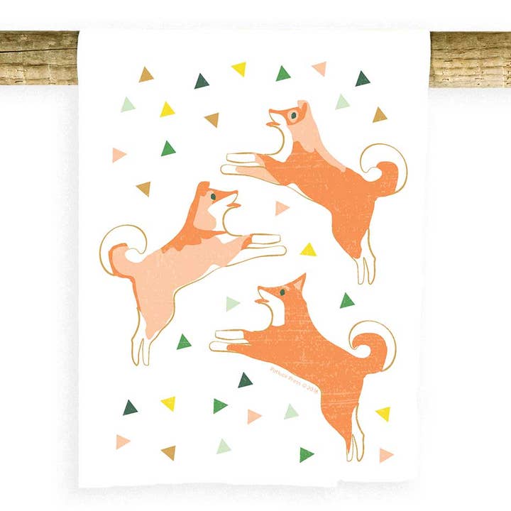 Toalha para cães e triângulos por atacado de Potluck Press