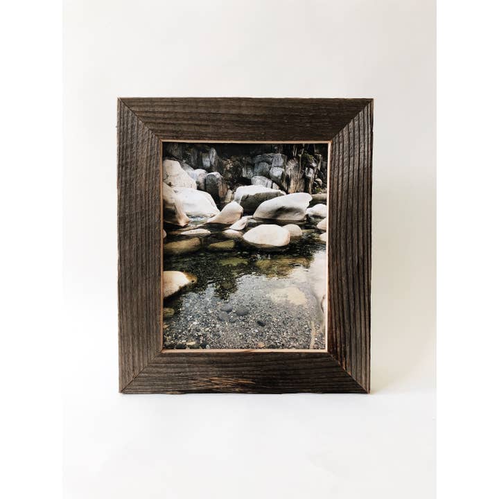Alibi Interiors - Wholesale Picture Frame - Reclaimed Wood Picture Frame 8x10 Wide Frame0