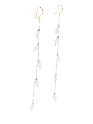 Aquamarine Moonstone Earrings for wholesale by Ore & Gold