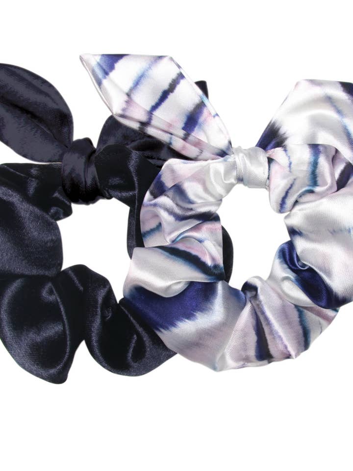 Vertigo Blues Bow Scrunchies for engroshandel hos BANDED