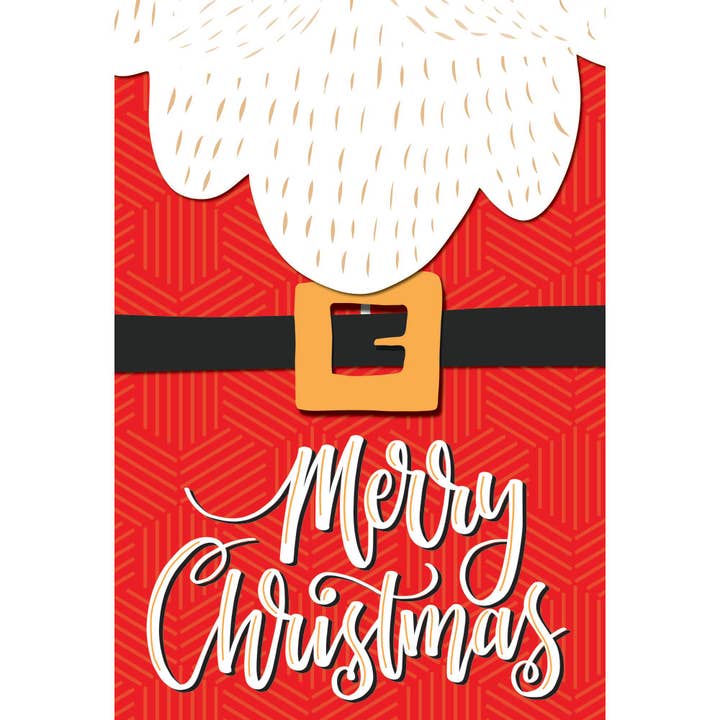 Large Merry Christmas Santa Flag for wholesale by Magnolia