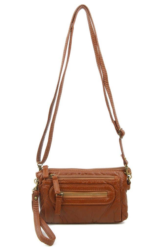 AMPERE CREATIONS - Wholesale Crossbody Bag - Women's - The Anita Soft Vegan Leather 3 in 1 Crossbody Wristlet Bag1