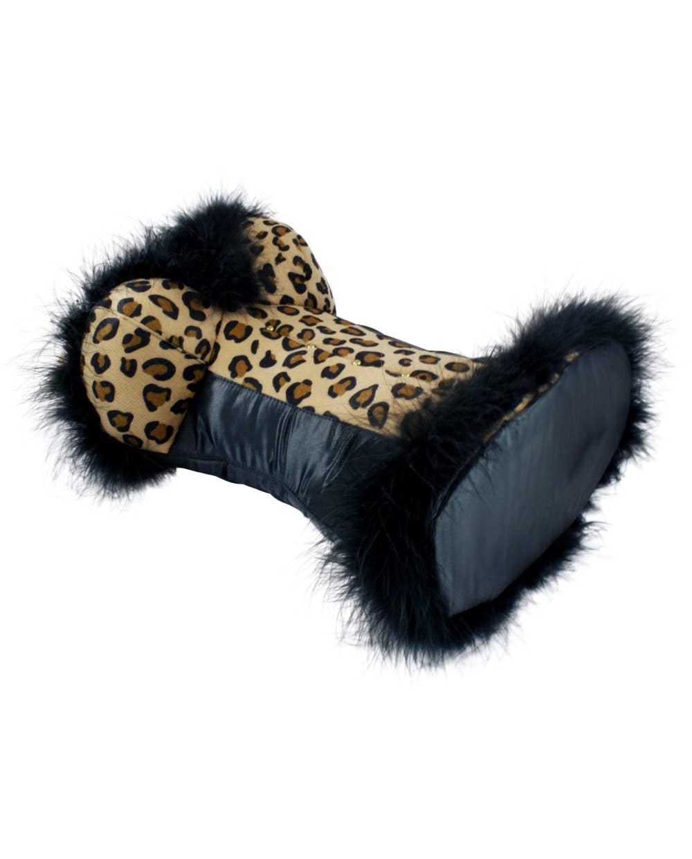 Tipsy Totes - Wholesale Wine Tote - Cheetah Bustier Double Tote Bag1