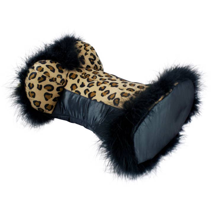 Tipsy Totes - Wholesale Wine Tote - Cheetah Bustier Double Tote Bag1