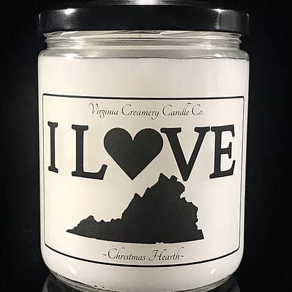 US1-ik hou van Virginia voor wholesale door Virginia Creamery Candle Co.