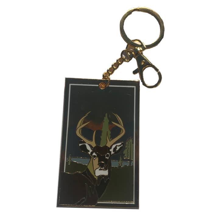 Llavero de ciervo animal de California Espíritu para venta al por mayor de Adele by Adele Jackson