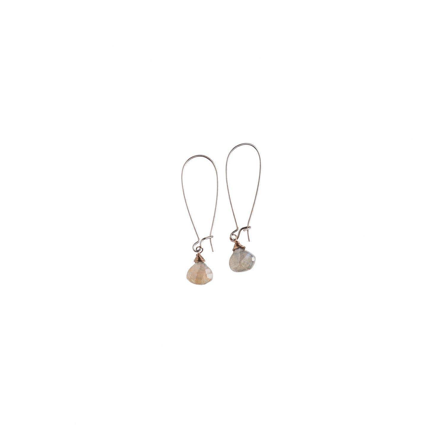 Harlow Jewelry - Vente Boucles d'oreilles pendantes - Boucles d'oreilles pendantes en labradorite1