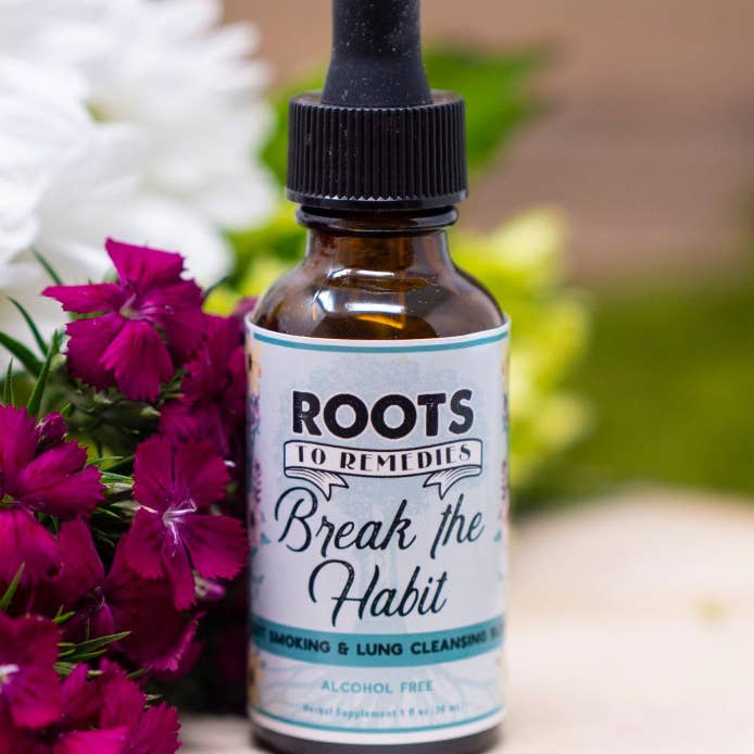Roots To Remedies – Engroshandel Kosttilskud og vitaminer – 2 ounce bryde vane rygestop og lunge udrensning ekstrakt