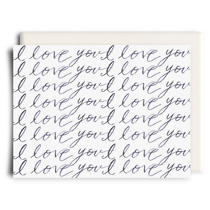 I Love You | Greeting Card for wholesale by Inkwell Cards