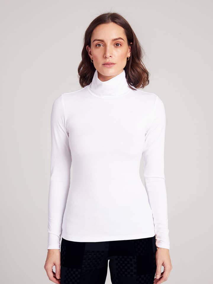 Turtle Tee Heavy Jersey - White for wholesale by A.Lynn