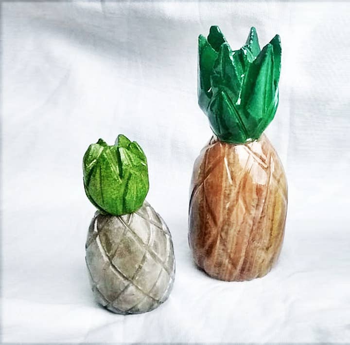 SS handcrafted Art - Wholesale Decorative Figurine - Marble Pineapple 2''0