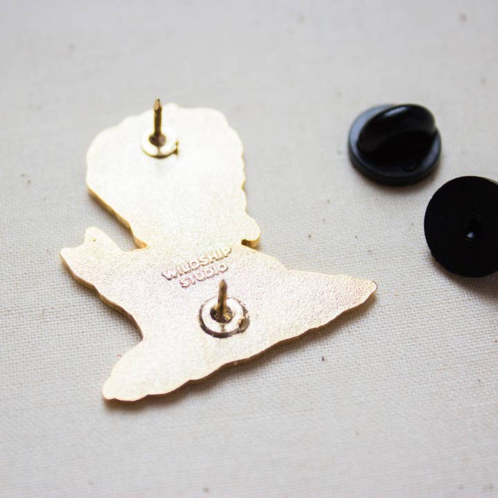 Wildship Studio - Wholesale Lapel Pin/Button - Frida Kahlo Enamel Pin
