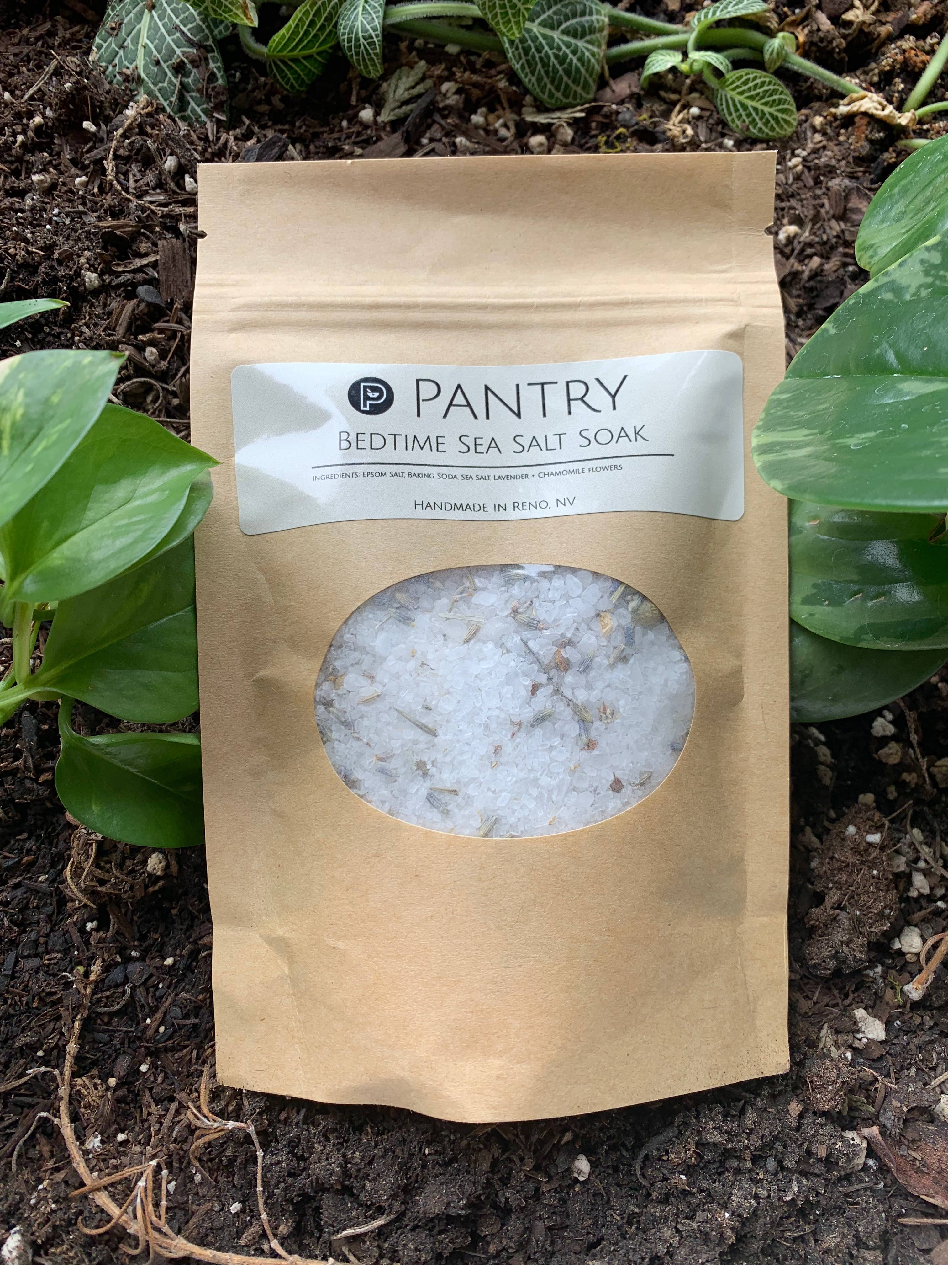 Pantry Products - Skin, Body, + Wellness - Wholesale Badzout - Zeezoutbad voor het slapengaan, kalmerend badzout met lavendel en kamille2