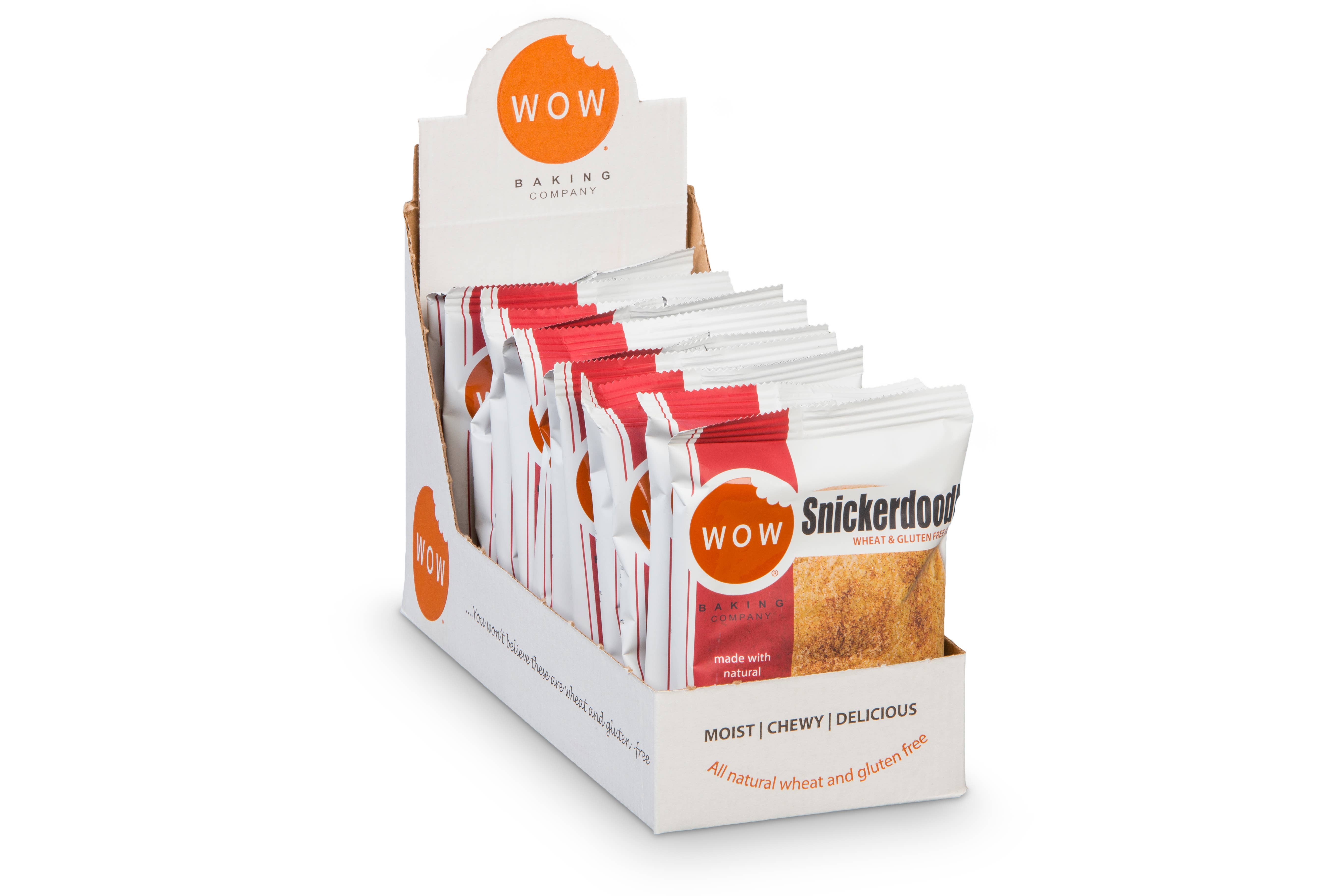 WOW Baking Company - Wholesale Cookie - Gluten Free Snickerdoodle  Cookie Grocery Singles1