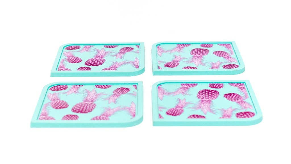 Modgy - Wholesale Coasters - Silicone Coaster Set - Tropikal2