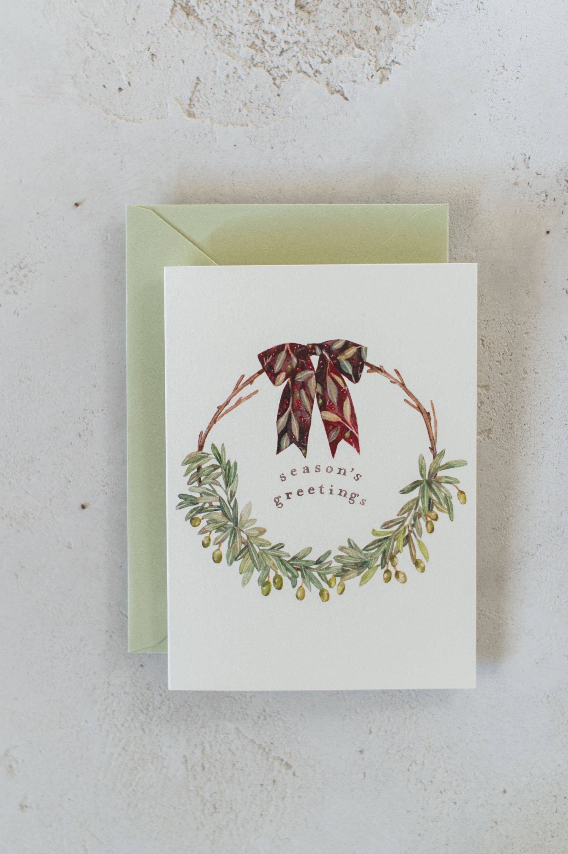 Lana's Shop – Großhandel Saisongrußkarte – Weihnachtskranz-Varieté-Set7