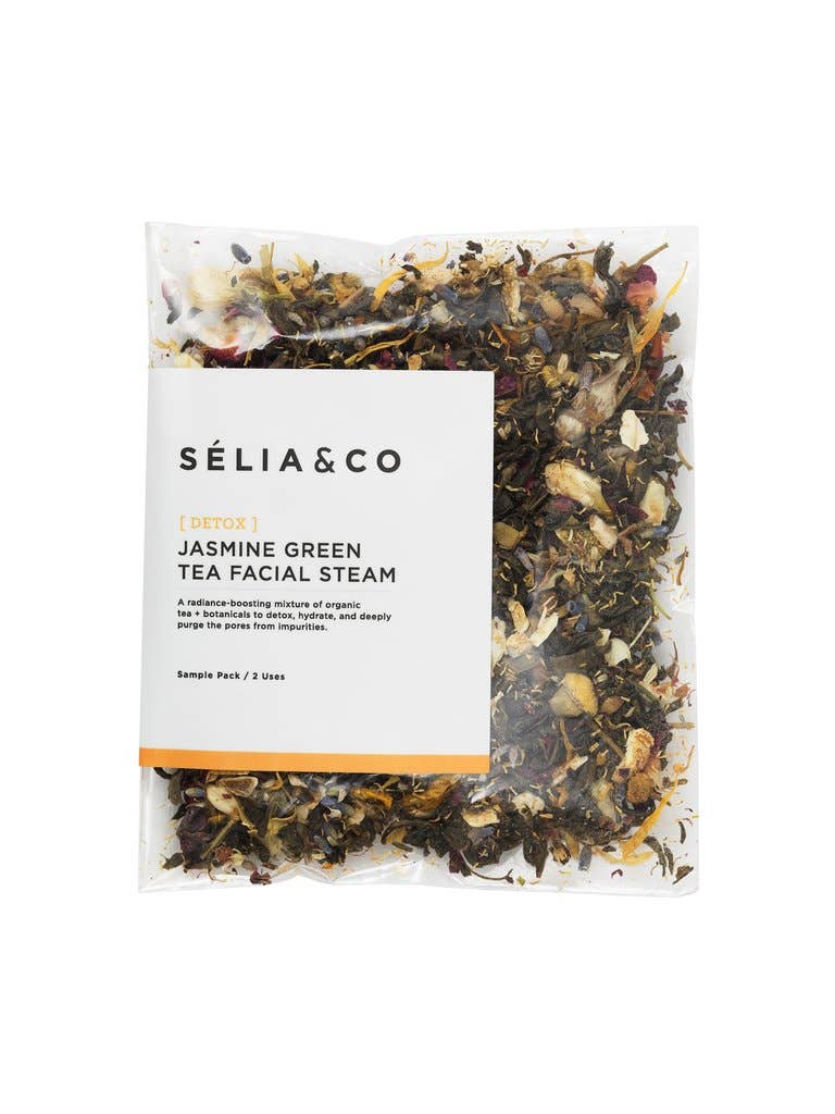Selia & Co. - Wholesale Facial Steam - (Detox) Jasmine Green Tea Facial Steam - Trial Size1