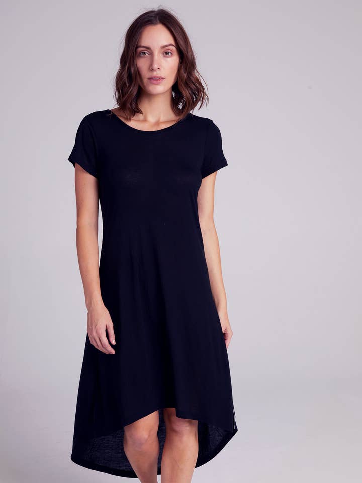 EZ Core Jersey Dress - Black for wholesale by A.Lynn