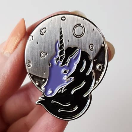 Moonicorn Enamel Pin for wholesale by These Things
