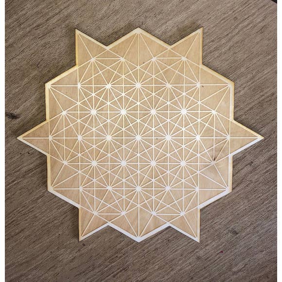 Zen and Meow - Wholesale Crystal Grid - Tetrahedron Crystal Grid