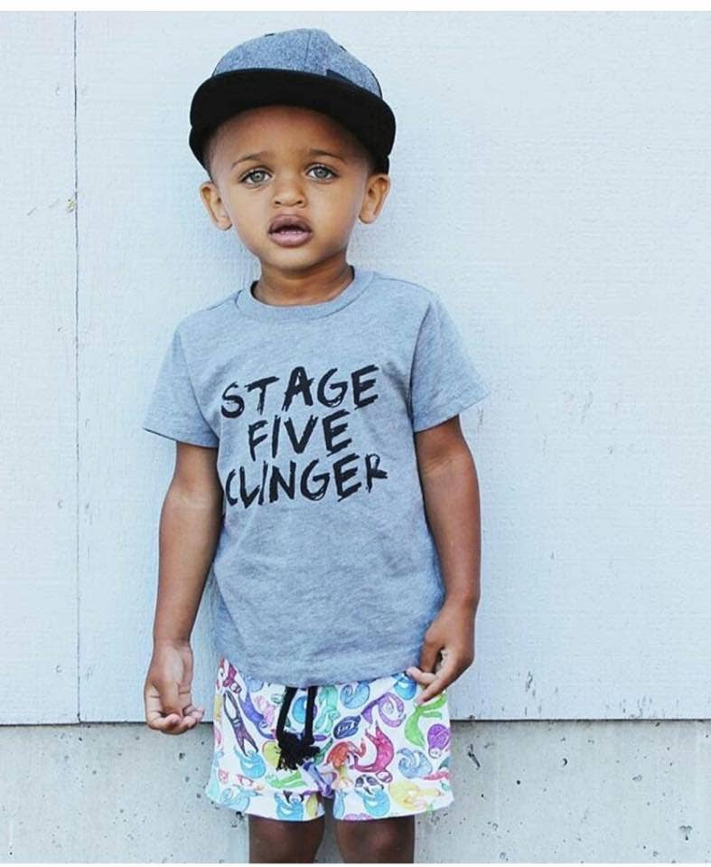 Happy Kids Co. - Wholesale Screen Printed T-Shirt - Kids - Stage Five Clinger Tee0