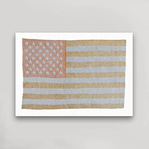 Metallic Flagg v för wholesale av Hammerpress