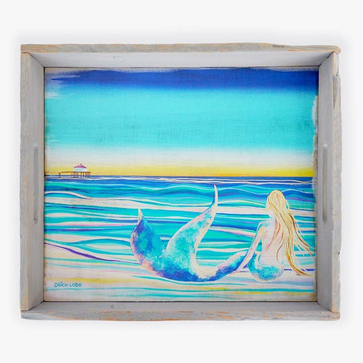 Mermaid Serving Tray for wholesale by Simply Grateful