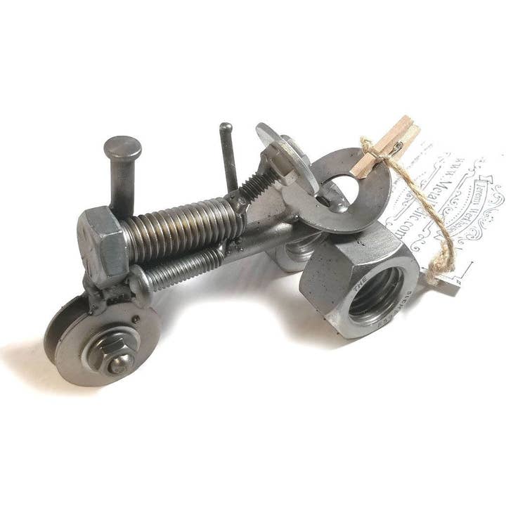 Metal Tractor Figurine for wholesale by Metal Relic