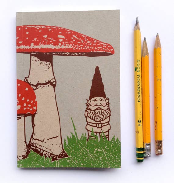 Little Lark - Wholesale Journal/Diary - Gnome Mushroom Journal1