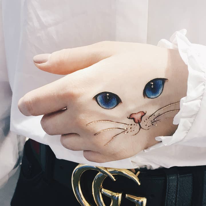 Cat Eyes Temporary Tattoos Stickers for wholesale by PAPERSELF