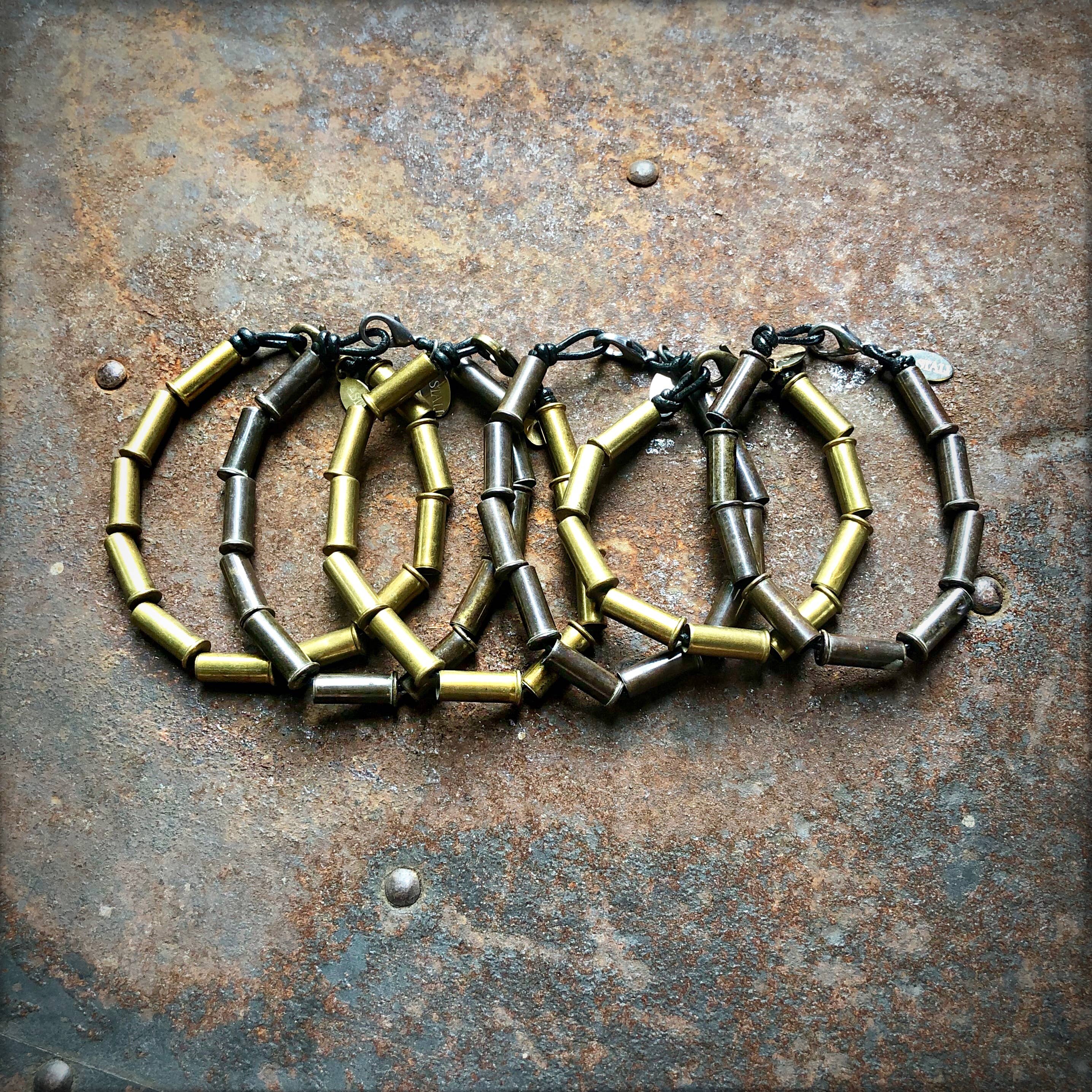 ASTALI - Wholesale Armband met kralen - Bullet Tube-armband - messing, gerecyclede hulzen van 2,2 kcal9