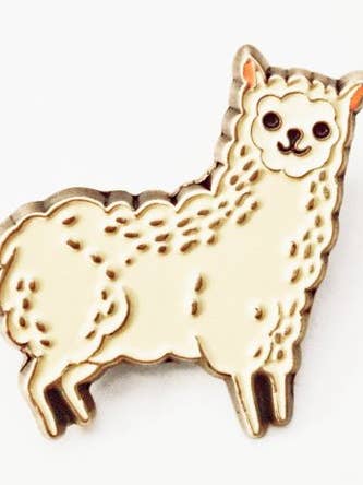 Alpaca Enamel Pin – Llama brooch – Animal Lover Gift Ideas for wholesale by Boygirlparty