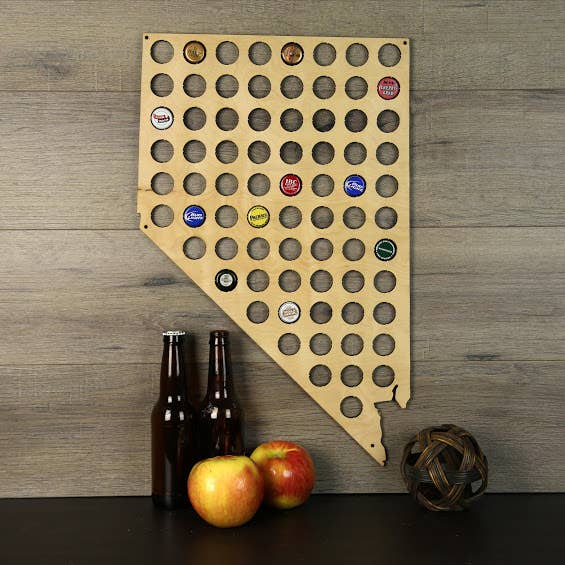 Torched Products - Wholesale Wall Accent - Men’s Gift State Beer Cap Map – Beer Cap Collector/Display87