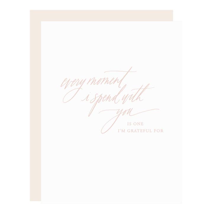 Carte Every Moment with You pour la vente par Little Well Paper Co.