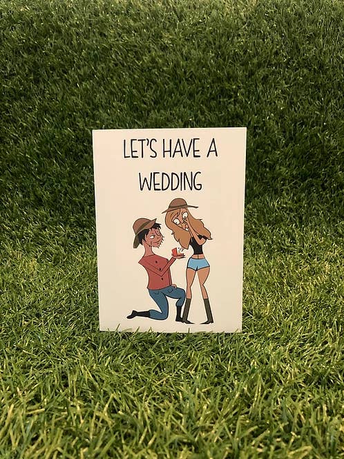 Cowboy Lovin Card for wholesale by My Poet Is A Pervert