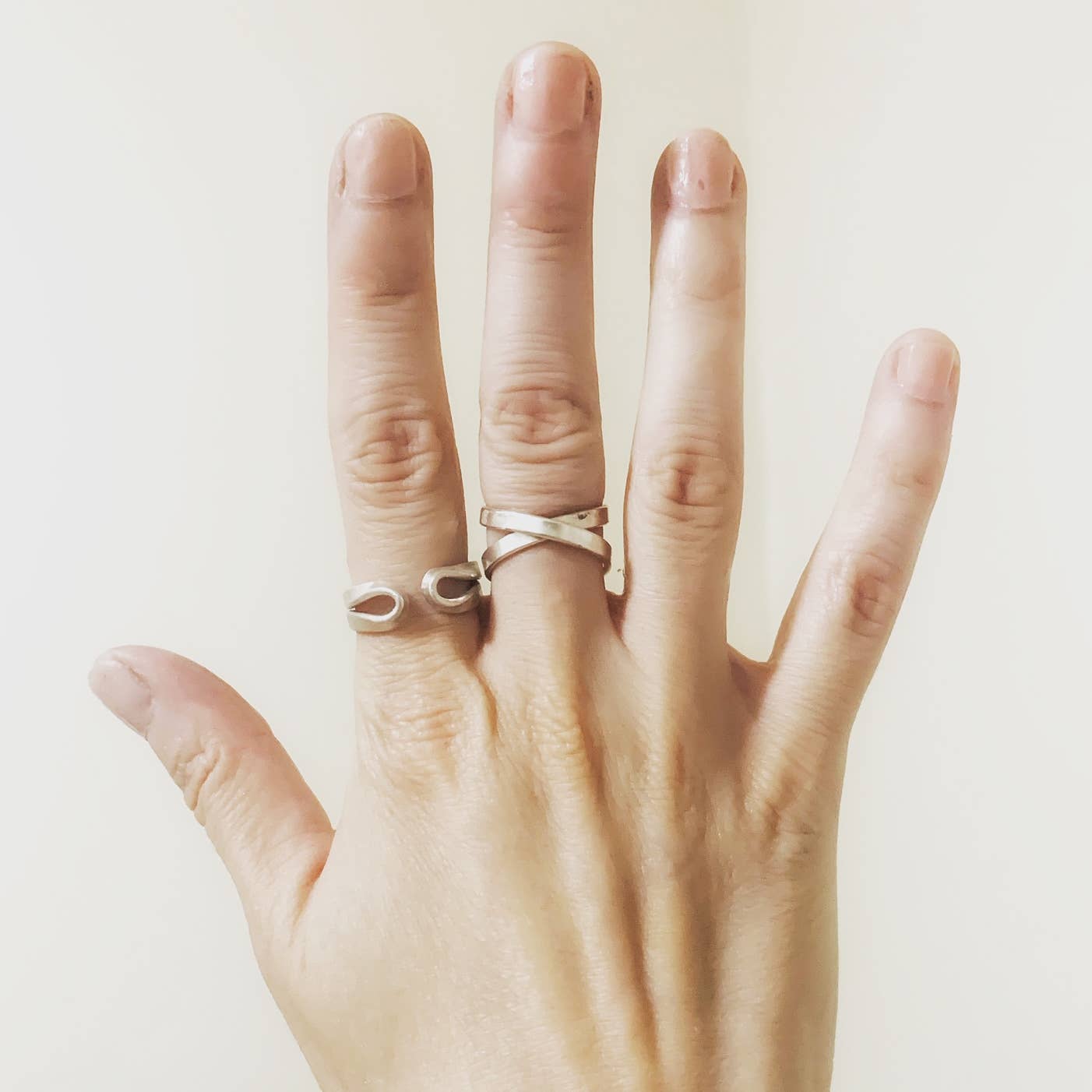 REMOVED BRAND - Wholesale Band/Stacked Ring - Ribbon Ring #21