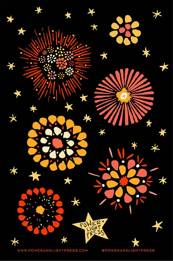Power and Light Press - Wholesale Sticker - Fireworks Stickers - SALE0