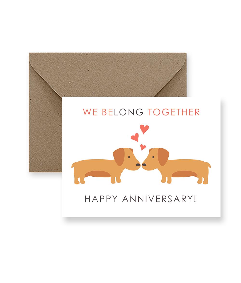 Let/’s Ketchup Greeting Card Sup Dog