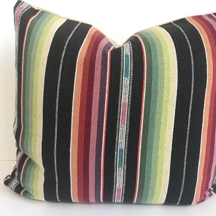 Black Southwestern Bohemian Pillow for wholesale by Miller Rustic Design