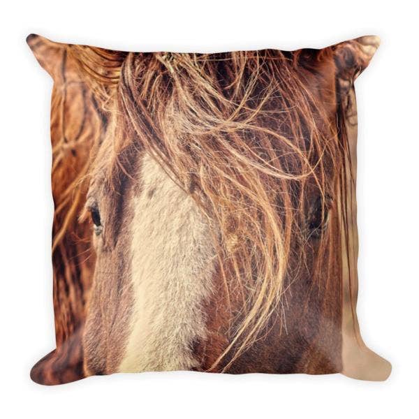 Rustik ögon kasta kudde för wholesale av Amanda Smith Western Art, LLC