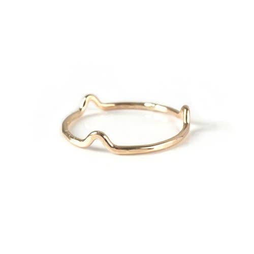 Freeform Stacking Ring for wholesale by Goldeluxe Jewelry