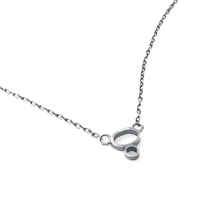 Colar Poise em Prata Esterlina Oxidada por atacado de Ginger Meek Allen