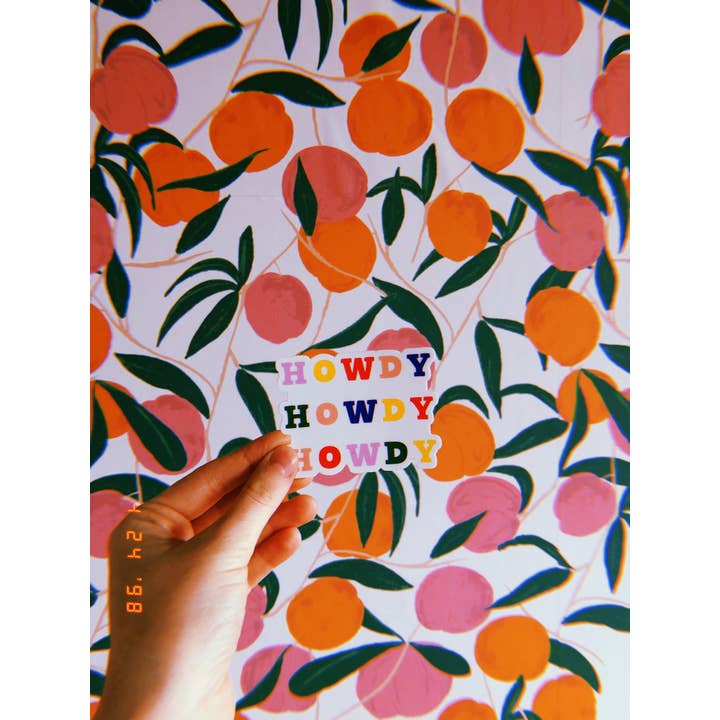 Luella - Wholesale Sticker - Rainbow Howdy Sticker1