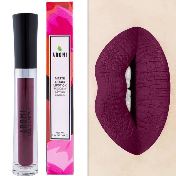 Black Cherry Liquid Lápiz labial para venta al por mayor de Aromi