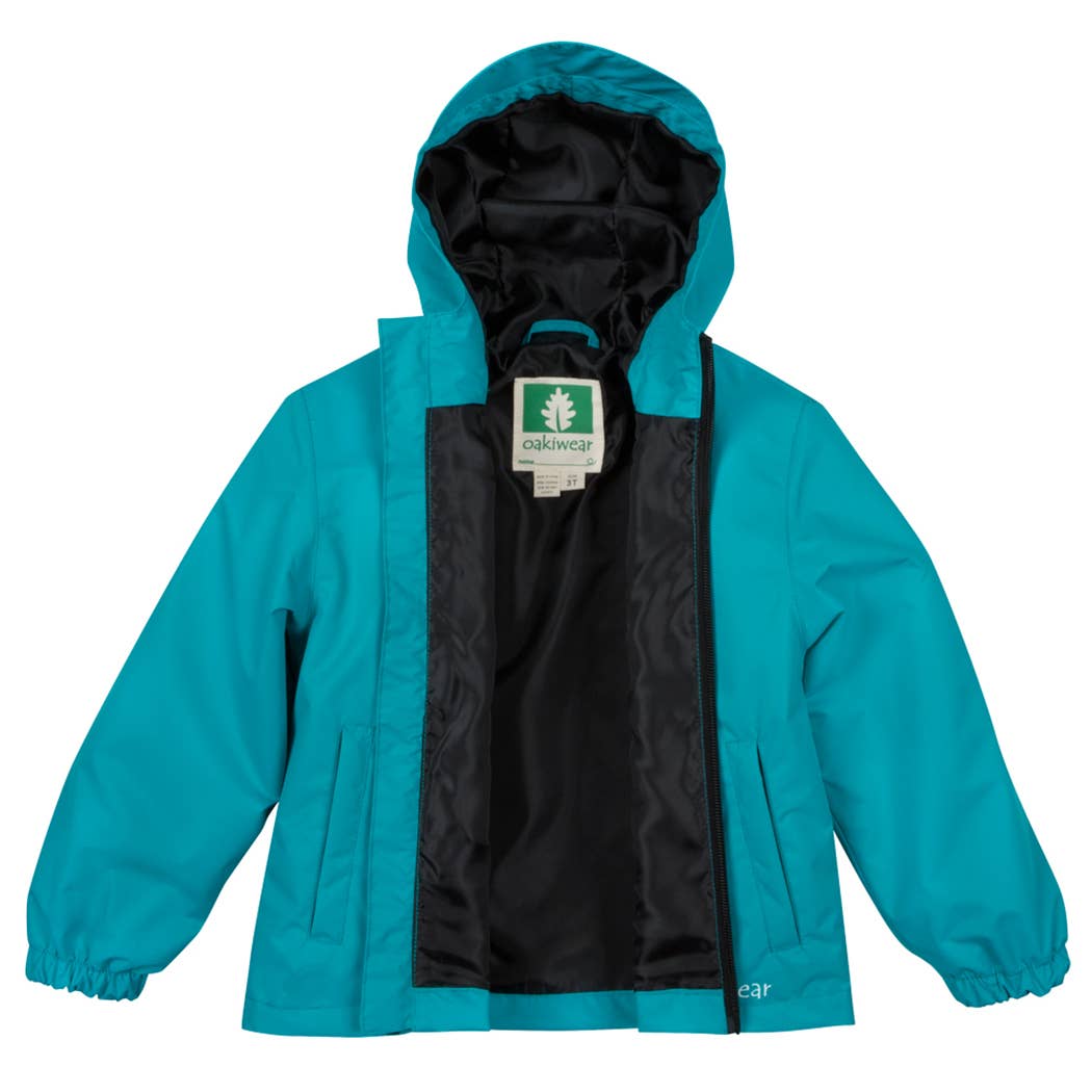 Oaki – Impermeável – Criança por atacado – Casaco de chuva Shell, azul glaciar1