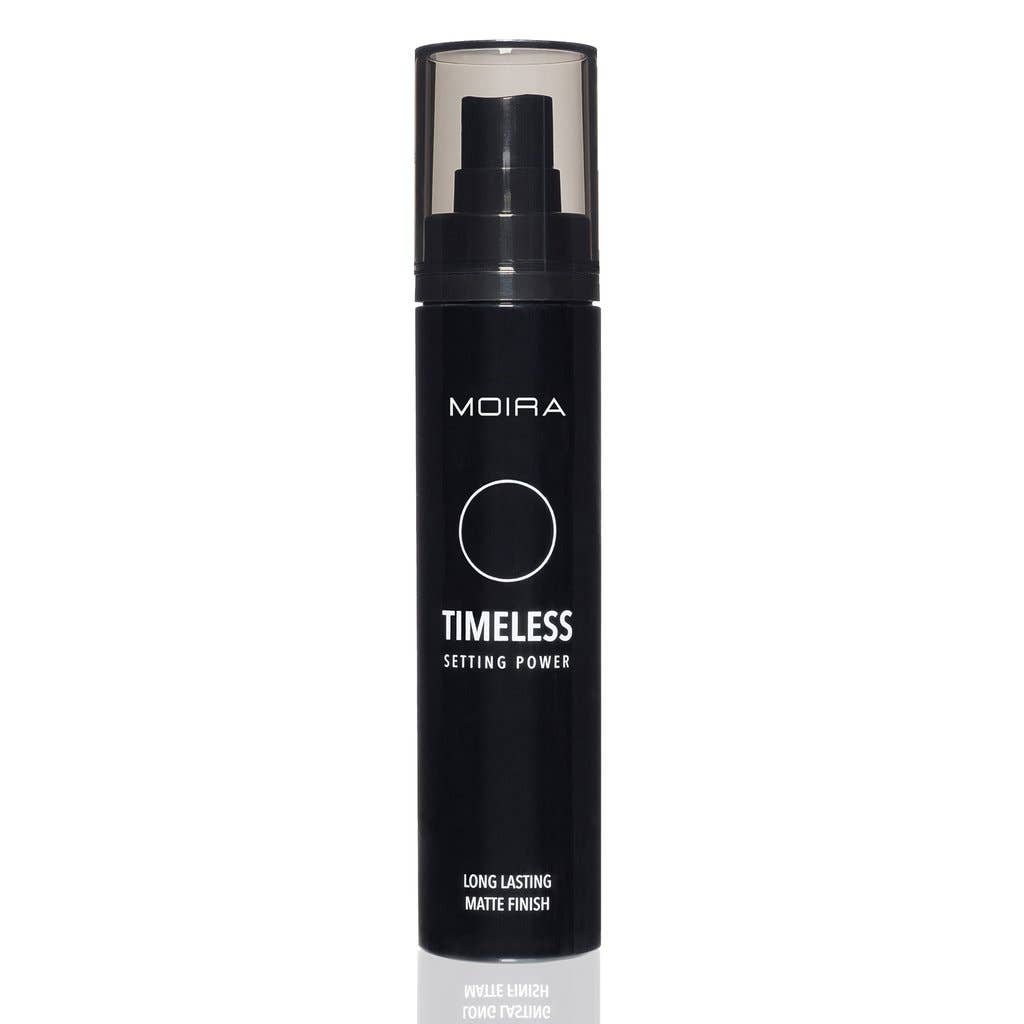 Moira Cosmetics - Vente Fixateur de maquillage en spray/poudre fixatrice - Spray Fixateur Matifiant Timeless2