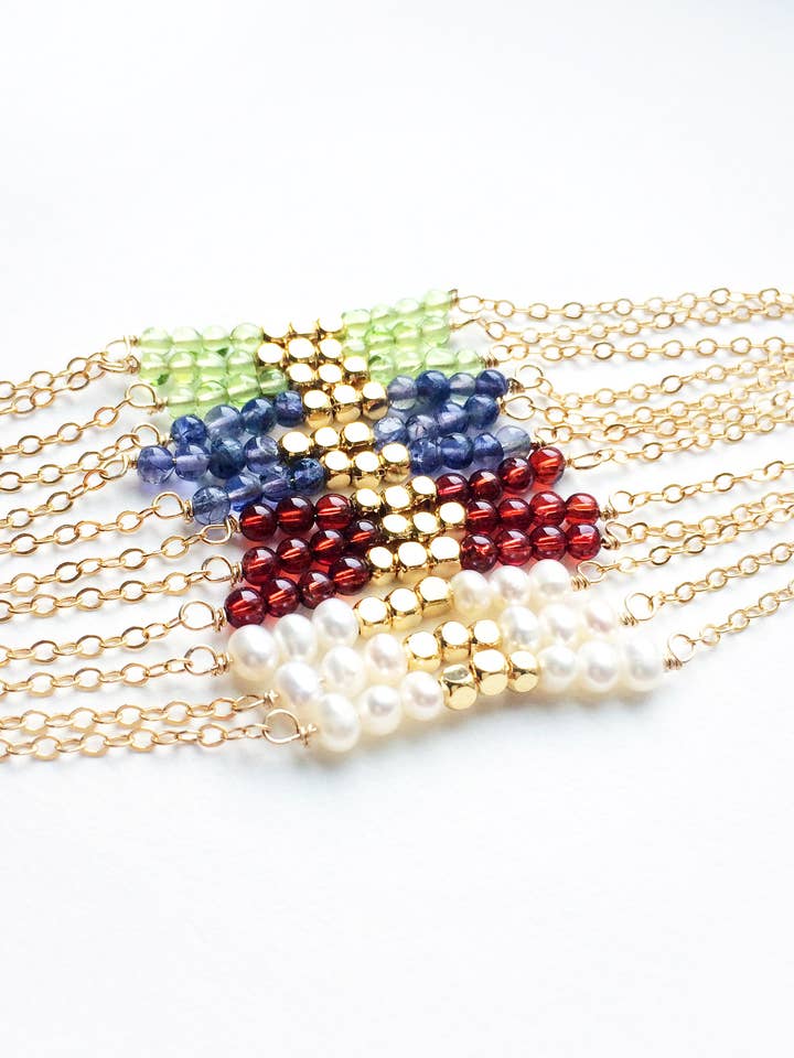Gemstone Beaded Bracelet | Delicate Bracelet for wholesale by Laura Stark Designs