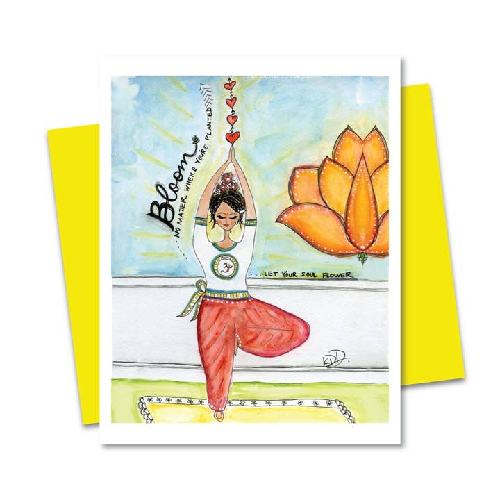 Bloom Carte Bloc-notes pour la vente par Wholesome Soul